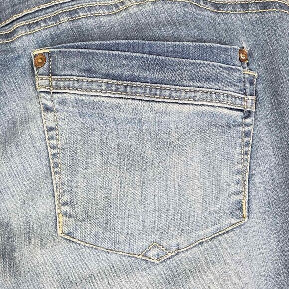 Democracy Jeans AB Technology Womens Size 10 Blue Skinny Mid Rise 5-Pocket - Picture 4 of 10